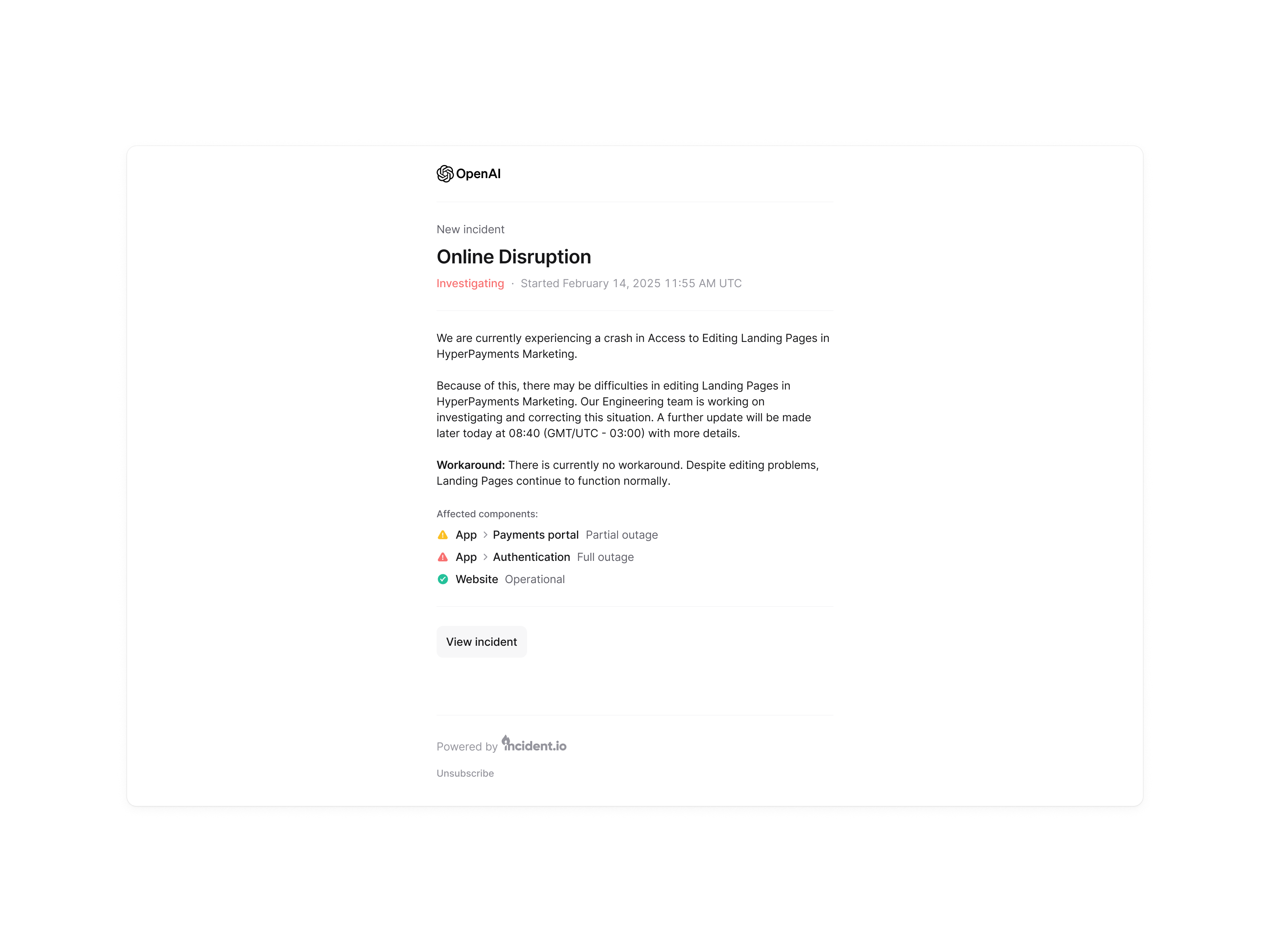 status-pages-emails-light.png: Active issue email
